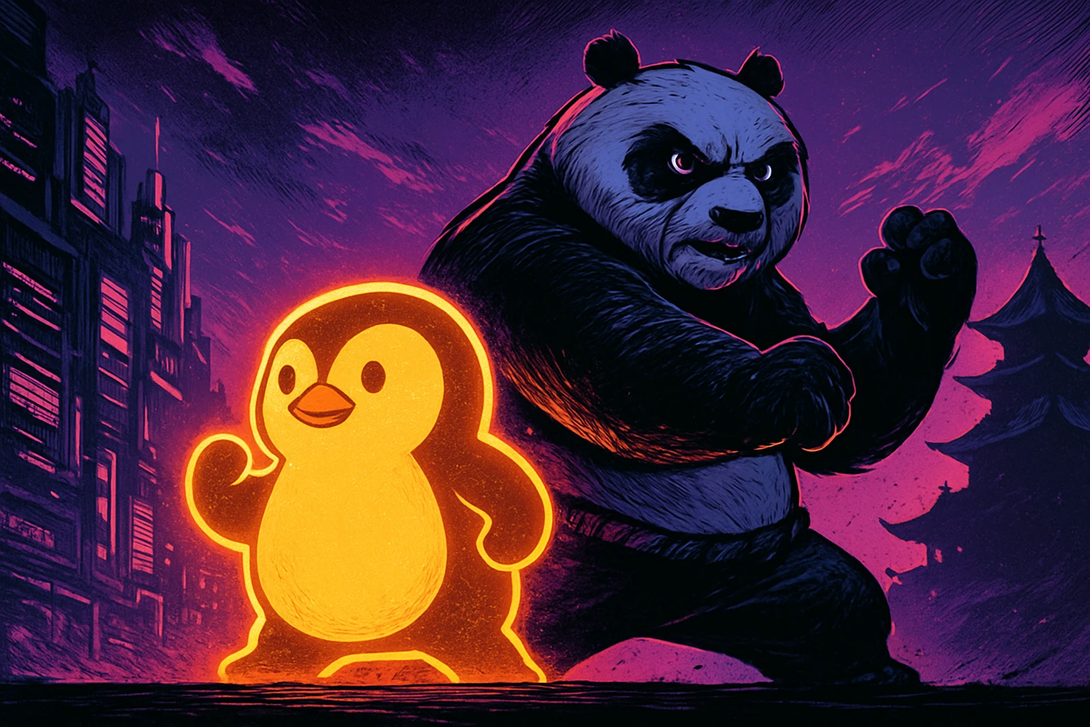Pudgy Penguins kündigt Zusammenarbeit mit „Kung Fu Panda“ an, Pudgy Penguins durchquert das DreamWorks-Universum