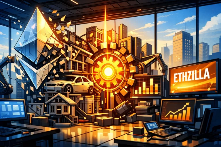 Ethereum Treasury ETHZilla vende 24.291 ETH para pagar dívidas: passando da tokenização DAT para RWA